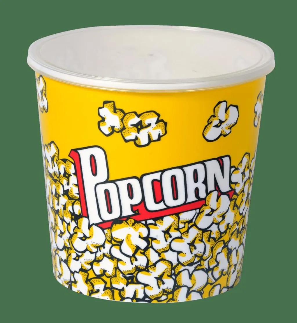 Bols^CASA POPCORN Seau à Pop-corn Avec Couvercle Multicolore