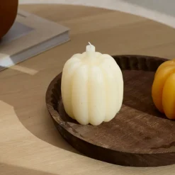 Halloween|Automne^CASA PUMPKIN Bougie Ivoire