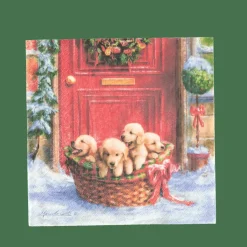 Serviettes^CASA PUPPIES Set De 20 Serviettes Multicolore