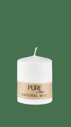 Bougies^CASA PURE Bougie Cylindrique Blanc