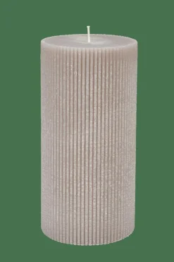 Bougies^CASA RUSTIC Rib Bougie Gris