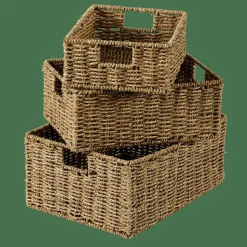 Paniers Tiroirs^CASA SEAGRASS Panier Tiroir Naturel