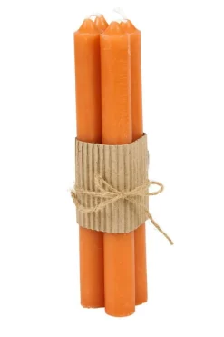 Bougies^CASA SHORTY Bougies Dîner Orange