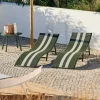 Chaises Longues^CASA SILVES Chaise Longue Set De 2 Kaki Ray