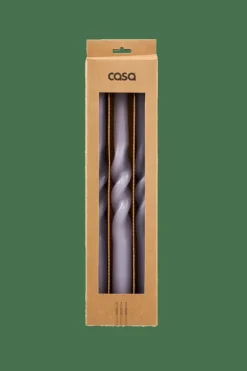 Bougies^CASA SPIRAL Bougie S/3 Mauve