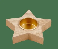 Porte-Bougies^CASA STELLA Partylight Doré, Naturel