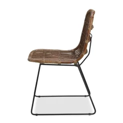 Chaises De Salle À Manger^CASA TOBA Chaise De Salle à Manger Noir, Brun