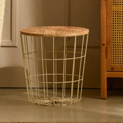 Tables D'Appoint^CASA WIRE Table D'appoint Sable