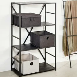 Étagères À Chaussures|Étagères Murales^CASA XAVIER Étagère Murale Noir